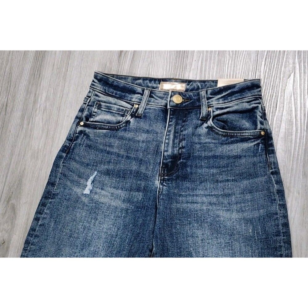 Nwt KUT FROM THE KLOTH Sienna Baggy Boyfriend Crop Jeans In Passion NEW Size 0 - Picture 3 of 16